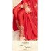 4601 RED MAISHA DESIGNER WEDDING WEAR SLIT STYLE DRESS